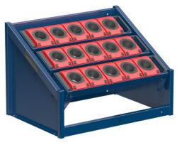 POLAK NC asztali állvány 36x27D felszereléssel, 10-es változat, sötétkék