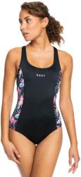 Roxy ROXY, Active trópusi mintájú egyrészes fürdőruha, Sötétkék, XS (ERJX103432-KVJ6-XS)