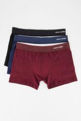 Jack & Jones Jack & Jones, Logós derekú boxer szett - 3 db, tengerészkék/bordó/fekete, S (12198852-PORT-ROYALE-S)