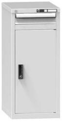 POLAK Fiókos szekrény ZL1, 442 x 600 x 990 mm, szürkésszürke