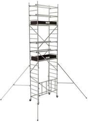 Tubesca-Comabi Runner alumínium gurulóállvány, munkamagasság: 6, 60 m