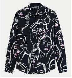 Desigual Női ing, Desigual, 304477140, Pamut, S INTL, Fekete (0000304477140_S)