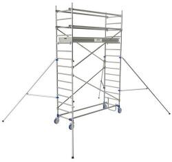 Tubesca-Comabi Cross 250 alumínium gurulóállvány, munkamagasság: 4, 85 m