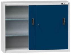 POLAK Szerszámszekrény SP2-002, 1350 x 405 x 1000 mm, szürke-sötétkék