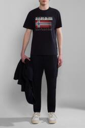 Napapijri Napapijri, Kreis logómintás póló, Piros, Fekete, L (NP0A4HQR-0411-L)