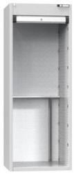 POLAK NC szekrény redőnnyel, 36x27D felszerelés nélkül, szürke
