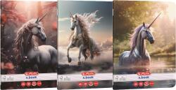 Herlitz Caiet Herlitz A5, 48 file, dictando, colturi rotunjite, motiv Unicorn, diverse modele HZ9497510