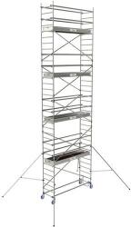 Tubesca-Comabi Cross 250 alumínium gurulóállvány, munkamagasság: 9, 85 m