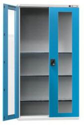 POLAK Szerszámszekrény SK2-001S, 1044 x 405 x 1950 mm, szürkéskék