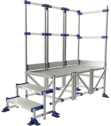 Tubesca-Comabi Meca Modul munkaállvány, 2 korláttal, 3 fokos, pallóhossz: 1, 5 m