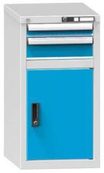 POLAK Fiókos szekrény ZL2, 442 x 600 x 840 mm, szürkéskék