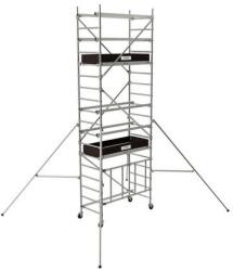 Tubesca-Comabi Runner alumínium gurulóállvány, munkamagasság: 5, 60 m