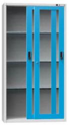 POLAK Szerszámszekrény SP1-001S, 1044 x 405 x 1950 mm, szürkéskék