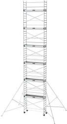 Tubesca-Comabi Neolium 250 line alumínium gurulóállvány, munkamagasság: 12 m