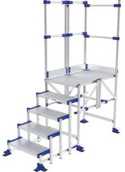 Tubesca-Comabi Meca Modul munkaállvány, 2 korláttal, 5 fokos, pallóhossz: 1 m