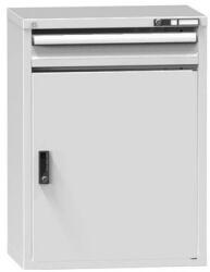 POLAK Fiókos szekrény ZP1, 731 x 464 x 990 mm, szürkésszürke