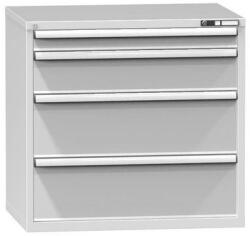 POLAK Fiókos szekrény ZG1, 1037 x 753 x 990 mm, szürkésszürke