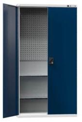 POLAK Szerszámszekrény SK2-003, 1044 x 405 x 1950 mm, szürke-sötétkék