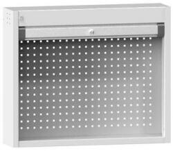 POLAK Fali szekrény rolóval, 780 x 930 x 220 mm, szürke