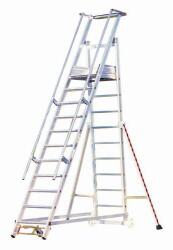 Tubesca-Comabi mobil alumínium munkaállvány, 9 fokos