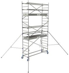 Tubesca-Comabi Cross 250 alumínium gurulóállvány, munkamagasság: 5, 85 m