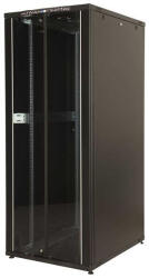 Lande LN-CK42U6010-BL CK 19" 42U 600x1000 fekete álló rack szekrény - pepita