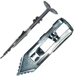  Gipszkarton tipli fém szárnyas 43x16 mm