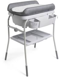 Chicco Вана за къпане с повивалник Chicco - Cuddle & Bubble, Graphite Malange (J0737)