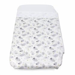 Chicco Комплект чаршафи Chicco - За матрак Baby Hug, Grey Sheep (J0733)