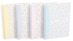 Oxford Caiet Oxford Floral, A5, 60 de coli, liniat, culori mixte