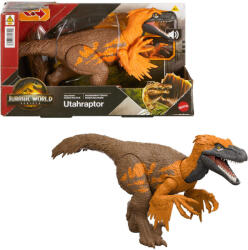 Mattel Jurassic World, Saga, Wild Roar, Utahraptor, figurina dinozaur Figurina