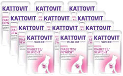 KATTOVIT Kattovit cukorbetegség/evéses lazac 12x85g