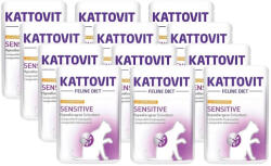 KATTOVIT Kattovit Sensitive csirke pulyka 12x85g
