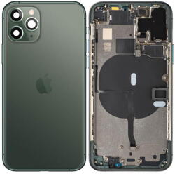 Apple Piese si componente Capac Baterie Apple iPhone 11 Pro, Cu Carcasa Mijloc, Verde (Midnight Green), Swap (cap/ai11pro/cu/ve/sw)