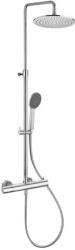 Kronenbach Duschsysteme 2.0 zuhany készlet fal termosztáttal trópusi zuhany opcióval króm 27114000 KBN (27114000KBN)