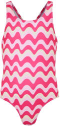 Regatta Lányok Katrisse hullámos vonalak egyrészes fürdőruha 11/12 EVES rózsaszín