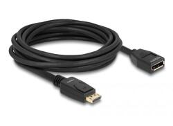 Delock DisplayPort 1.2 -> DisplayPort 1.2 M/F video kábel hosszabbító 3m fekete (80004) (80004)