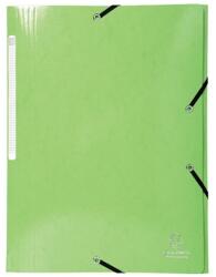 Exacompta Gumis mappa A/4 EXACOMPTA karton 425 gr/m2 Iderama ánizszöld, Prémium minőségű laminált fényes felület