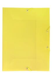 Fornax Gumis mappa A/4 15mm PVC, sárga