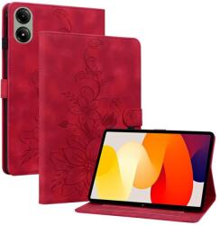  ART LILY Husă tip carte pentru Xiaomi Redmi Pad 2 roșu