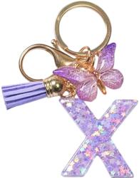 HARAHU Ábécé Kulcstartó - X/Lila KP37918