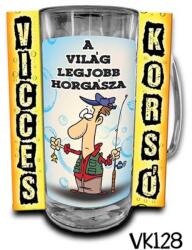 Neves Ajándék Vicces Korsó 0, 3 L - A világ legjobb horgásza (VK128)