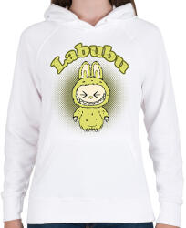 printfashion labubu - Női kapucnis pulóver - Fehér (17575041)