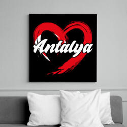 printfashion Antalya - Vászonkép - Fekete (17563249)