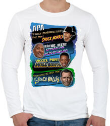 printfashion Apa - Férfi hosszú ujjú póló - Fehér (17548434)