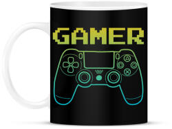 printfashion GAMER - Bögre - Fekete (17563668)