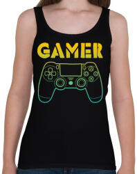 printfashion GAMER - Női atléta - Fekete (17551160)