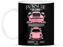 printfashion PORSCHE 911 TURBO S - Bögre - Fekete (17585716)