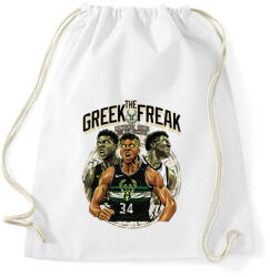 printfashion Giannis Antetokounmpo - Sportzsák, Tornazsák - Fehér (17541906)