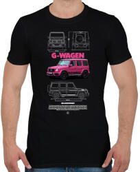 printfashion Mercedes G Wagen - Férfi póló - Fekete (17541673)